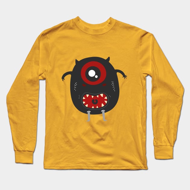 one eye monster Long Sleeve T-Shirt by mutarek